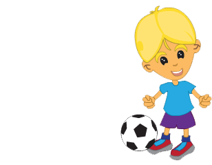 Niño jugando Futbol