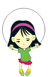Niña Saltando la cuerda
